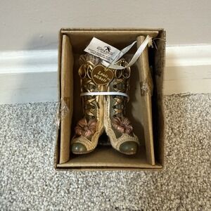 1999 Kurt Adler Louis Nichole‎ XVII Victorian Boots Christmas Tree Ornament